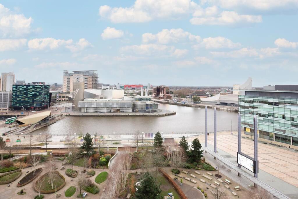 Stylish Mediacity 2Bed, Sleeps 6, Amazing Views Manchester Exterior foto